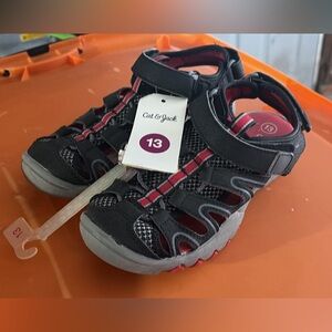 Cat & Jack Boys Closed-Tow Sandals Sz 13 *NWT*